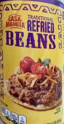 Traditional refried beans