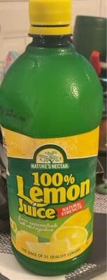 100% lemon juice