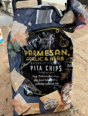Parmesan Garlic & Herb Pita Chips