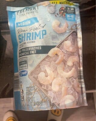 Raw Peeled Shrimp