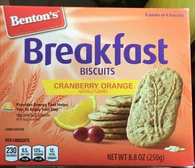 Breakfast Biscuit Cranberry Orange