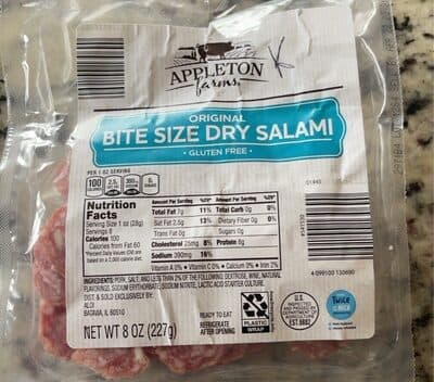 Bite Size Dry Salami