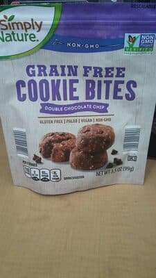 Grand Free cookie bites double chocolate chip