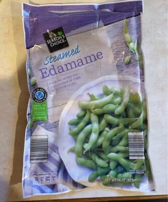 Steamed edamame
