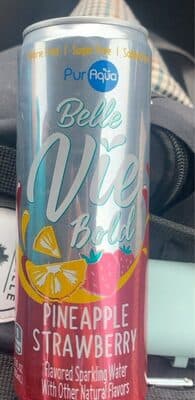 Pineapple Strawberry Flavored Sparkling Water