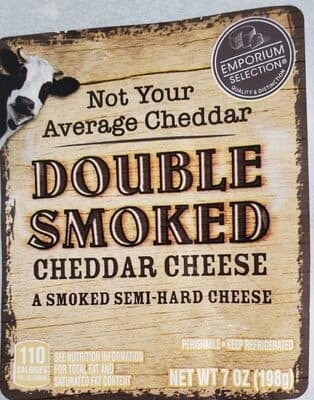 Double Smoked Cheddar Cheese