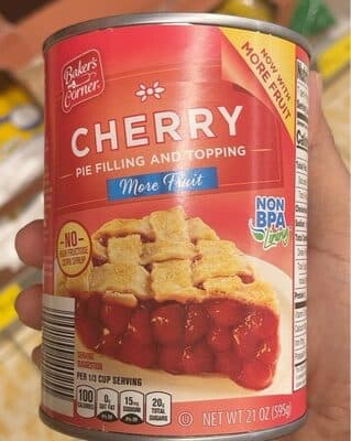 Cherry Pie Filling And Topping