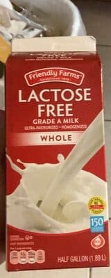 Lactose Free Grade A Whole Milk