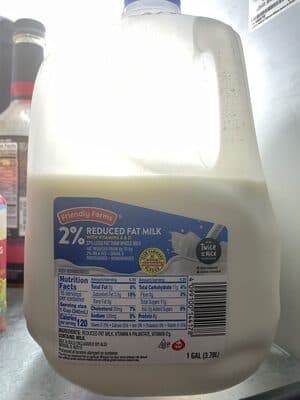 Reduced Fat Milk