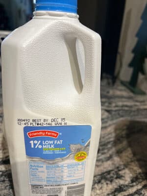 1% Lowfat milk