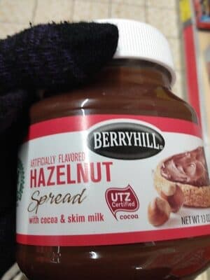 Hazelnut spread