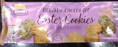 Belgian chocolate Easter cookies