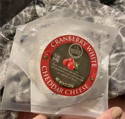 Cranberry White Cheddar Cheese