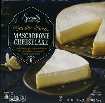 Specially Selected Vanilla Bean Mascarpone Cheesecake