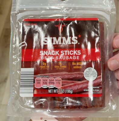 Beef Sausage Snack Sticks