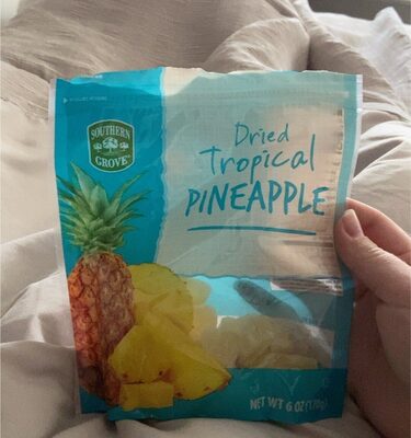 Dried tropical pineapple