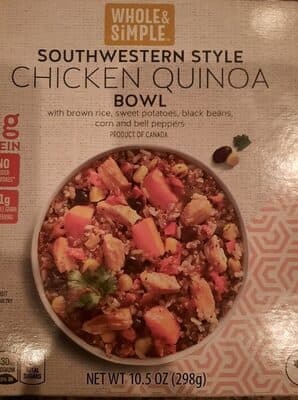 Southwestern Style Chicken Quinoa Bowl