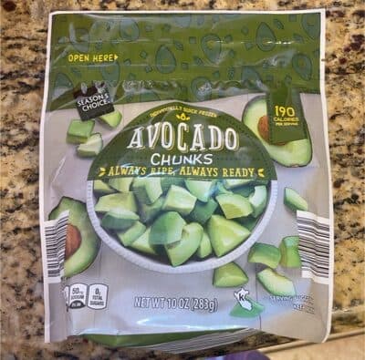 Avocado chunks