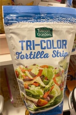 Tri-Color tortilla strips