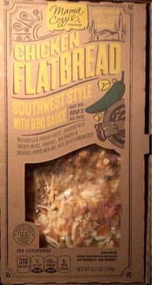 Chicken Flatbread Southwest Style with BBQ Sauce