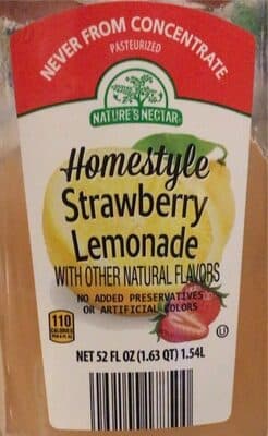 Homestyle Strawberry Lemonade
