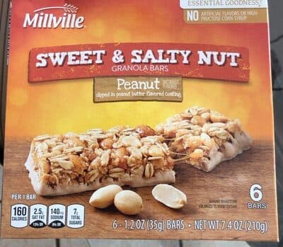 Sweet & Salty Nut Granola Bars