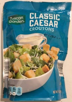 Classic Caesar croutons