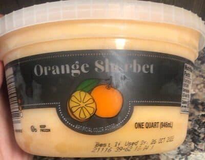 Orange Sherbet