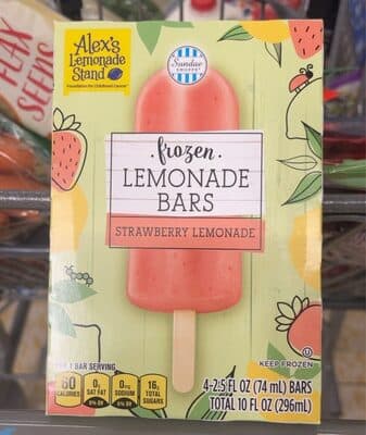 Strawberry lemonade frozen bars