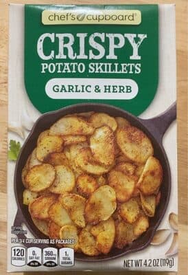 Crispy Potato Skillets Garlic & Herb