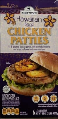 Hawaiian Chicken Patties
