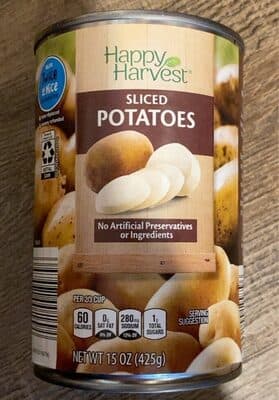 Sliced Potatoes