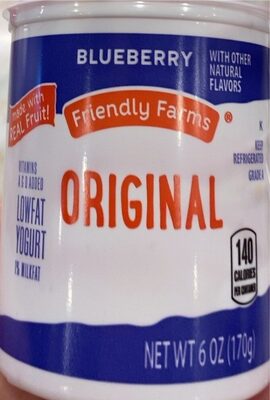 Blueberry Yogurt - Lowfat