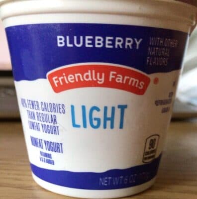 Light Blueberry Yogurt