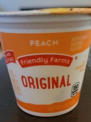 Original Peach Low-Fat Yogurt