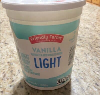 Light Vanilla Yogurt
