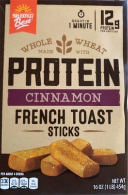 Protein Cinnamon French Toast Sticks