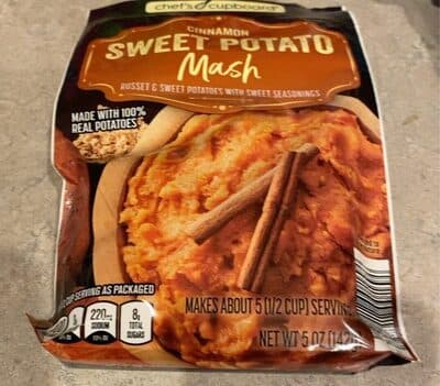 Cinnamon Sweet Potato Mash