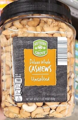 Deluxe Whole Cashews Unsalted