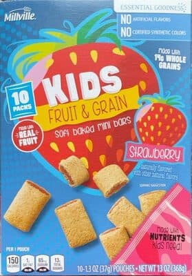 Kids Fruit & Grain Soft Baked Mini Bars