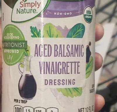 Age balsamic vinaigrette dressing