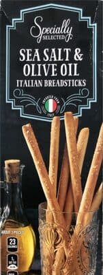 Sea salt and olive oil italian breadsticks