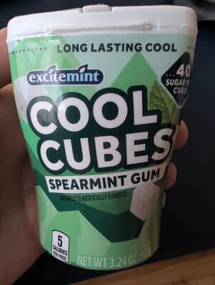 Cool Cubes Peppermint Gum