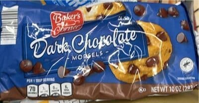 Dark chocolate morsels