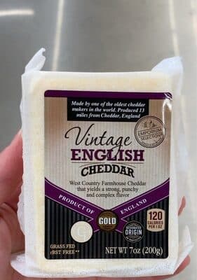 Vintage English Cheddar