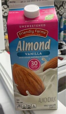 Almond Vanilla Milk