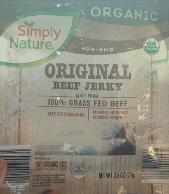 Organic Beef Jerky