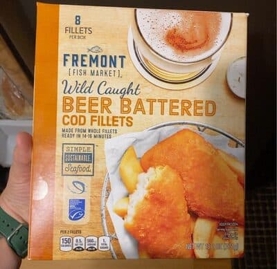 Wild Caught Beer Battered Cod Filets