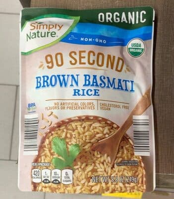 Brown basmati rice