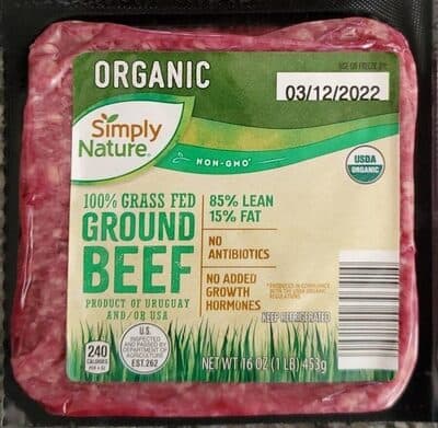 Organic Grass Fed Ground Beef
